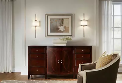 Kichler Lighting - Mona Wall Sconce Natural Brass NEW 2 Light 22" x 6.5" - Image 1 of 3