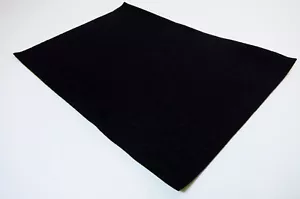 Fieltro profesional por metro 1 mm de espesor, negro | fuerte autoadhesivo | a partir de 0,1 metros corridos - Imagen 1 de 3