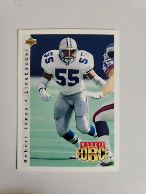 1992 Upper Deck Robert Jones Rookie Dallas Cowboys #414 - Image 1 of 2