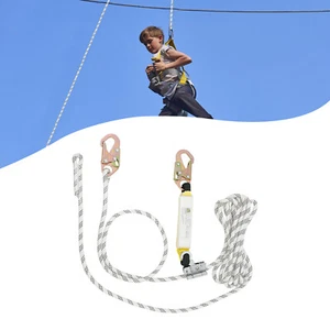 25ft Vertical Lifeline 3527.4lbs Lanyard Fall Arrester Protection Equipment Rope - Bild 1 von 24