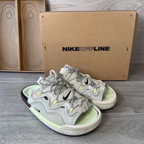 Sandali Nike uomo grigio verde taglia UK 7 in scatola offline 2.0 Bone Mule CZ0332 002