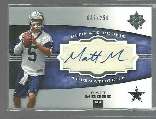   2007 Ultimate Collection #151 Matt Moore AU 047/250 RC (ref 72006) - Image 1 of 1