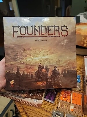 Founders of Gloomhaven with Broken Token Game Organizer And Card Protectors  - Image 1 of 4