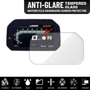 BMW R1250GS R1300GS Connectivity TFT TEMPERED GLASS Screen Protector ANTI GLARE - Picture 1 of 10