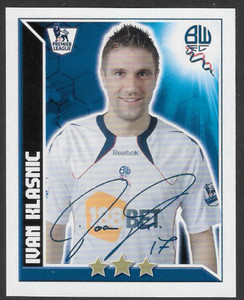 TOPPS STICKER No 133 - 2011 - PREMIER LEAGUE - BOLTON WANDERERS - IVAN KLASNIC