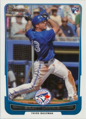 2012 Bowman #191 Brett Lawrie RC Rookie Toronto Blue Jays - Image 1 of 2