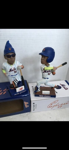 Yoenis Cespedes Bobblehead & Gnome SGA Set New York Mets Citi Field Mets DH SGA Cover