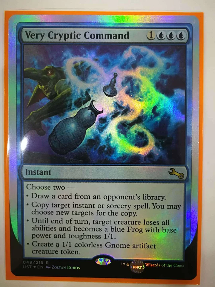 MTG Very Cryptic Command (Draw) Unstable (Foil) NM L2 - Image 1 of 1
