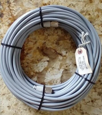 100ft RG-8X Workman Coax-PL-259 male to Same, 95% shielded - Image 1 of 2