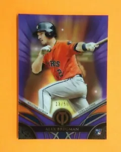 Alex Bregman 2017 PANINI TRIBUTE RC ACCLIMATION 13/50 Card #17R-1 ASTROS - Picture 1 of 2