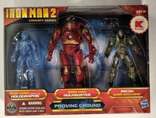 Iron Man 2 Concept Series Proving Ground 3 Pack K-mart Exclusive 2010 SEALED