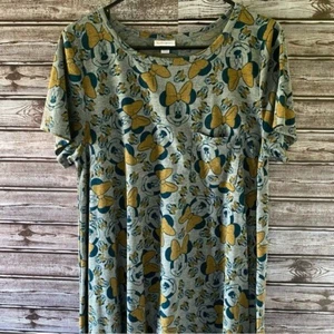 Vestido para mujer LulaRoe manga corta talla L estampado de Minnie Mouse espalda más larga - Imagen 1 de 7