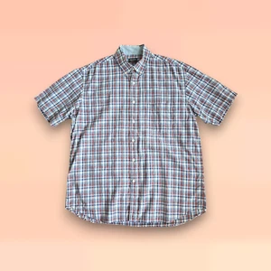 Men's Paul And Shark Red/Blue Short Sleeved Check Shirt Size XL - Picture 1 of 8