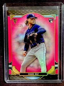 2022 Topps Triple Threads #14 SHANE BAZ RC TOURMALINE #d 111/125 Tamp Bay Rays - Bild 1 von 2