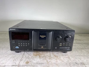 SONY CDP-CX355 MEGA STORAGE 300 CD COMPACT DISC PLAYER - (UNTESTED/FOR PARTS) - Picture 1 of 8