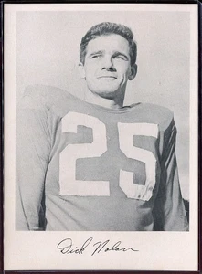 1957 New York Giants Team Issue Dick Nolan ExMt Universidad de Maryland - Imagen 1 de 1