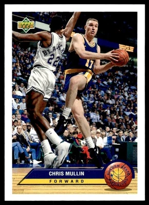 1992-93 Upper Deck McDonald's #P14 Chris Mullin Golden State Warriors - Image 1 of 2