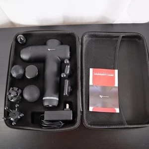 Pistola de Masaje Aura Wellness Revive con 8 Cabezales + Estuche y Cargador Probado Ruido Fuerte - Imagen 1 de 11