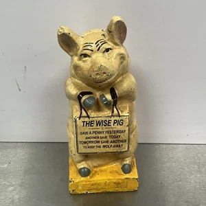 Metal Pig Money Box Which Can Be Opened - Picture 1 of 10
