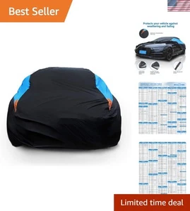 Wind-Resistant Car Cover with UV Protection for Sedans 194-206 In - Picture 1 of 10