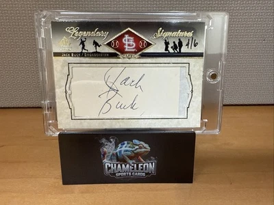 2008 SP Legendary Cuts Legendary Signatures Jack Buck /6 Cardinals - Image 1 of 2