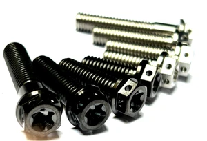 KTM STYLE M8 TWIN DRIVE TITANIUM RACE SPEC BOLTS SCREWS 20 25 30 40 LENGTH - Picture 1 of 32