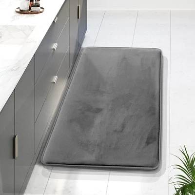 Bathroom Rugs Bath Mat Set Velvet Memory Foam Bath Mats for Bathroom - Non-Sl... Foto 1 de 4