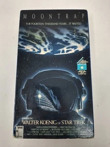 Moontrap VHS 1989 Walter Koenig Bruce Campbell Cult Horror Sci Fi Star Trek Rare - Foto 1 di 7