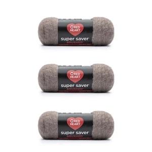 Super Saver Brushed Mink Yarn - 3 Pack of 140g/5oz - Acrylic - 4 Medium (Wors... - Picture 1 of 6