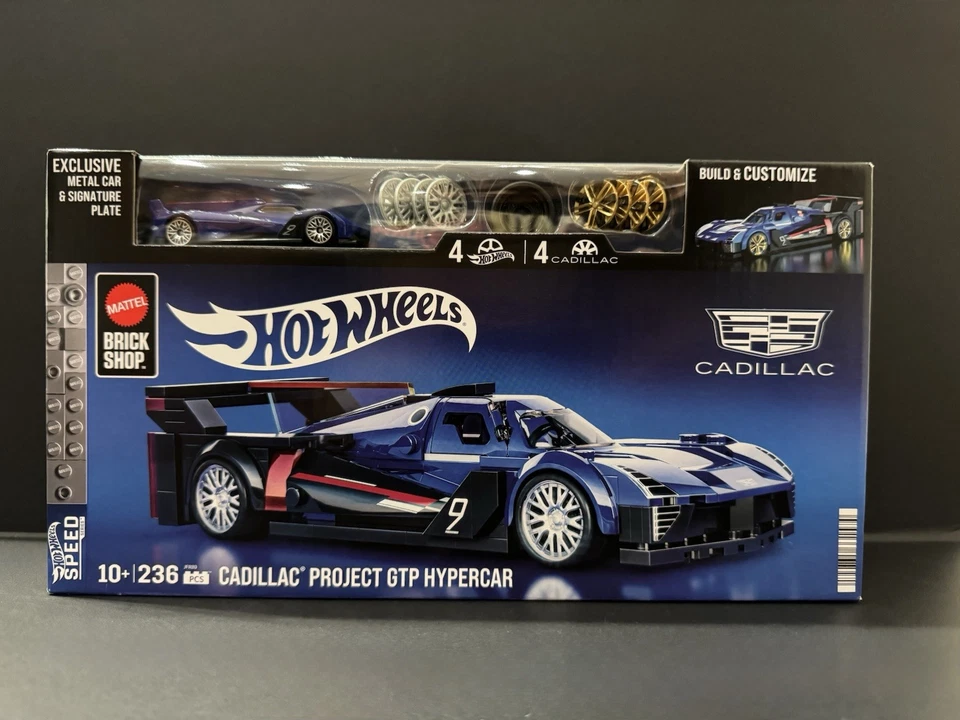 Mattel Brick Shop Hot Wheels Speed Series Cadillac Project GTP Hypercar