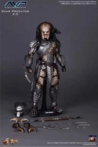 Hot Toys MMS190 Alien vs. Predator Predators 2 AVP Scar Predator 2.0 NUEVO - Imagen 1 de 5