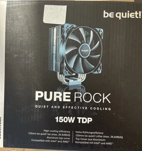 be quiet! Pure Rock 2 Black - CPU prossesseu - 150W TDP - Pure Wings 2 120mm NEU - Photo 1/4