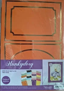 Hunkydory - Little Book Apertures - Rich Gold  - Picture 1 of 2