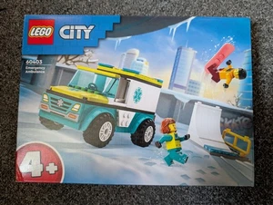 LEGO CITY: Ambulancia de emergencia y snowboarder (60403) - Nuevo en caja - Envío y devolución gratuitos - Imagen 1 de 2