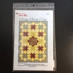 Starry Starry Days Quiltmuster Diane Weber Sew Biz 60"x92" - Bild 1 von 6