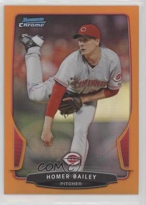 2013 Bowman Chrome Orange Refractor /25 Homer Bailey #84 - Image 1 of 2