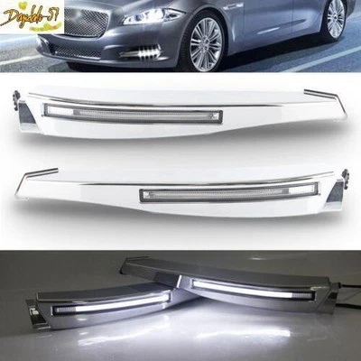 Par de luces diurnas LED DRL de repuesto para Jaguar XF 2008-2010 nuevo Foto 1 de 4