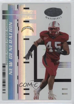 2005 Leaf Certified Materials Mirror White /150 Shawne Merriman #154 Rookie RC - Image 1 of 2