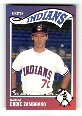 1990 Sportsprint Kinston Indians 25 Eddie Zambrano BXCP12 - Image 1 of 2