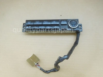 Nissan Skyline V35 AC Switch Climate Control INFINITI G35 2 DIN 2002-2003 BLACK - Image 1 of 3