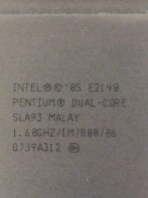 Intel Pentium Dual Core E2140 SLA93 CPU @ 1.6GHz LGA775 - Image 1 of 3