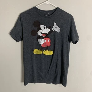 Disney Mickey Mouse Wave Men's Adult Tee T-Shirt (Charcoal Heather) #533 - Picture 1 of 4