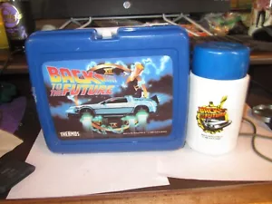 Back To The Future II 2 Lunch Box With Thermos Vintage 1989 80s Part II - Picture 1 of 9
