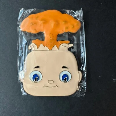 Balde de lixo infantil Adam Bomb Head Glow in the Dark edição limitada moeda - Imagem 1 de 2