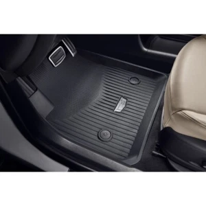 2020-2024 Cadillac XT6 Front Second & 3rd Row Floor Liners Jet Black OEM GM - Picture 1 of 13