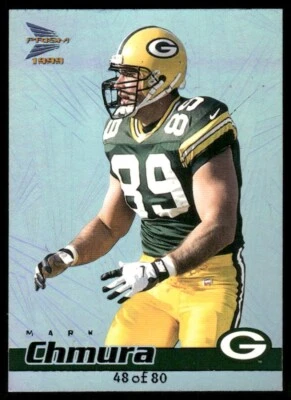 G513 MARK CHMURA 1999 PRISM HOLOGRAPHIC BLUE 48/80 #55 PACKERS RARE SP - Image 1 of 2