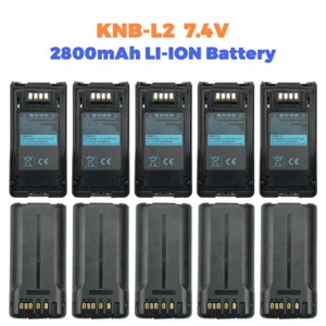 10PC Kenwood KNB-L2 2800mAh Li-ion Battery for NX-5000 NX-5300 TK-5230 Radios - Picture 1 of 12