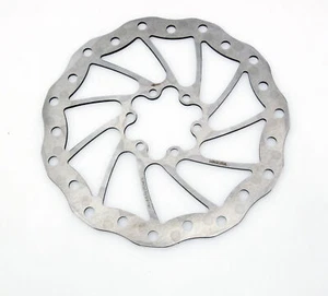 Magura Mountain eBike MTB Bicicleta Freno de Disco Bicicleta Rotor 160mm 6" en Color Plata - Imagen 1 de 5