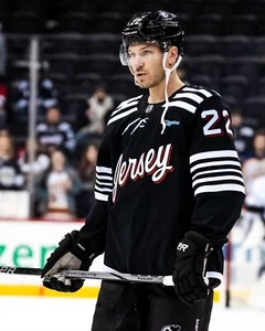 Brett Pesce Warmups Portrait New Jersey Devils 8x10 NHL Hockey Photo - Picture 1 of 1