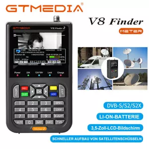 GTMEDIA V8 Finder2 3.5"LCD Satfinder DVB-S2/S2X HD Digital SAT Finder Messgerät - Bild 1 von 12